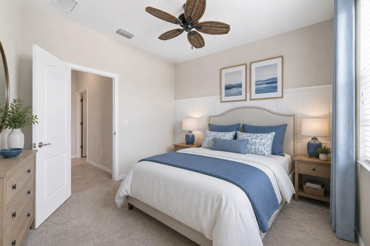 Virtually Staged Guest Room