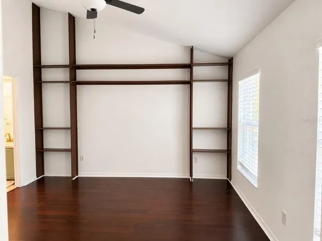 Built in shelving