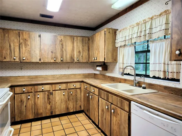LOTS AND LOTS OF COUNTER AND CUBOARD SPACE