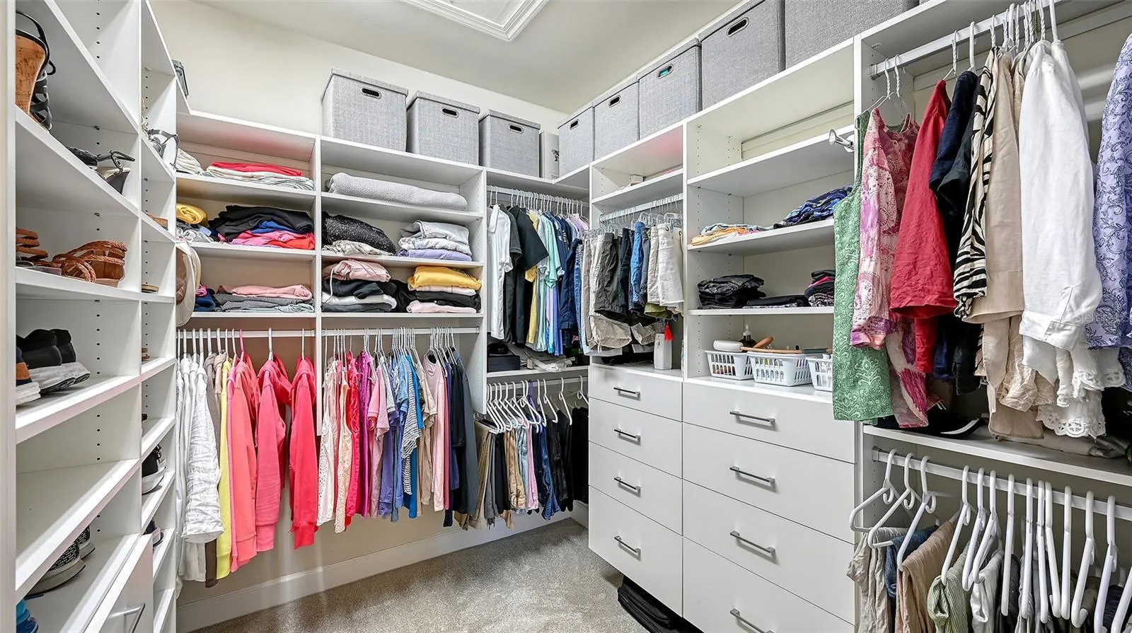 Primary Closet (One of Two) with Built-Ins