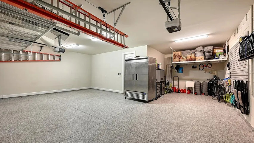 Pristine Garage with Storage