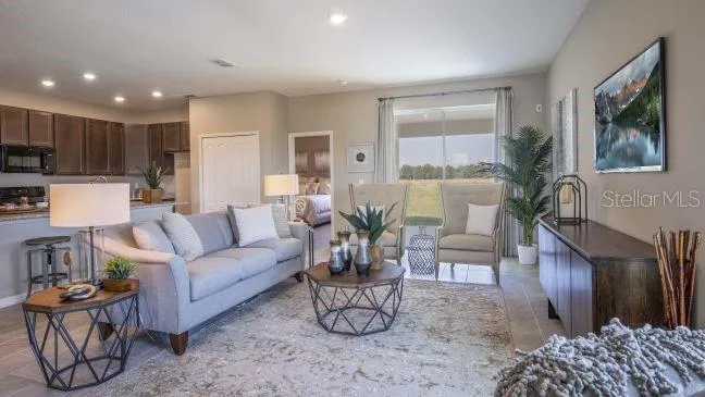 Model home - actual features may vary.