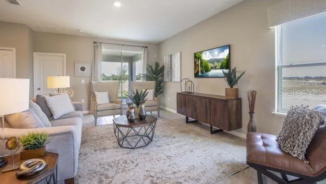 Model home - actual features may vary.