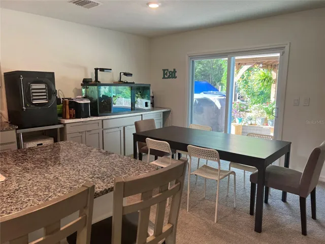 Sliding doors opens to patio &amp; Pool