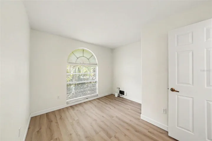 Bedroom 2 is at the front of the house and could be a great office or nursery as it connects to the primary en suite.