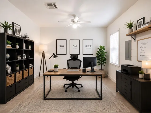 Converted Garage/Bonus Room- Virtually Staged
