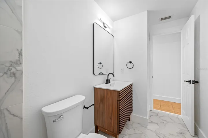 Hall bath Vanity