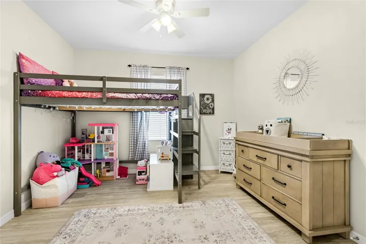 Bedroom 3 with built-in closet