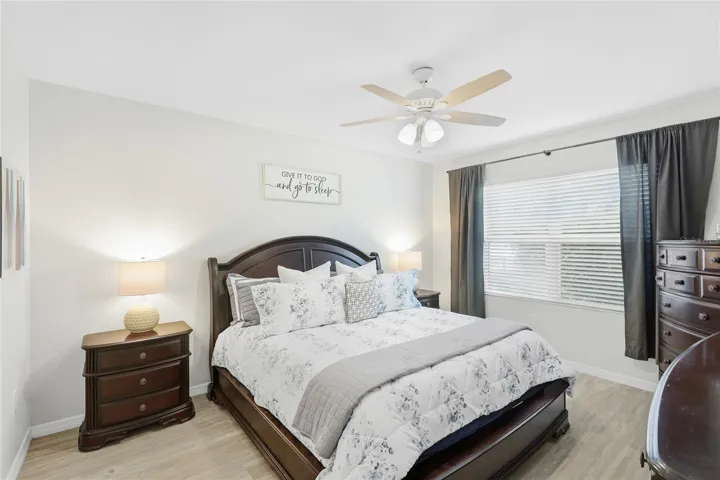 Large Primary Bedroom with en-suite bathroom.