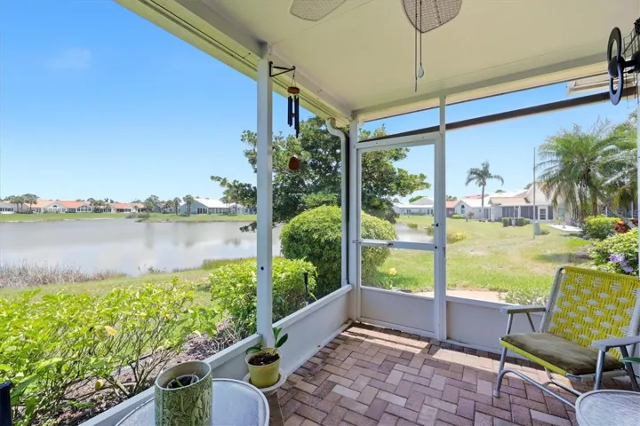 Screened lanai