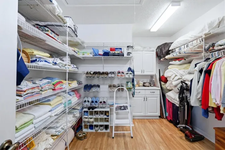 Primary walk-in closet