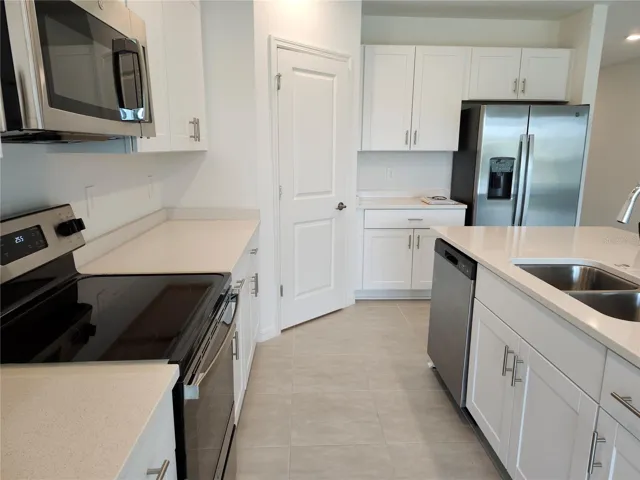Stone Counters, Stainless Appliances