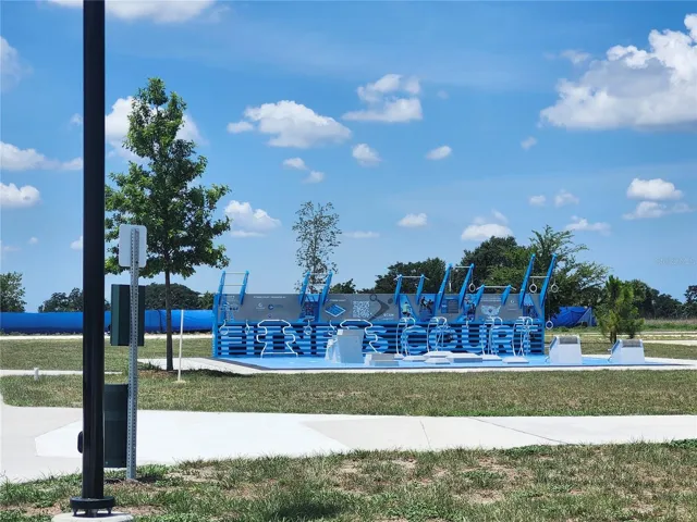 Fit ness area in park