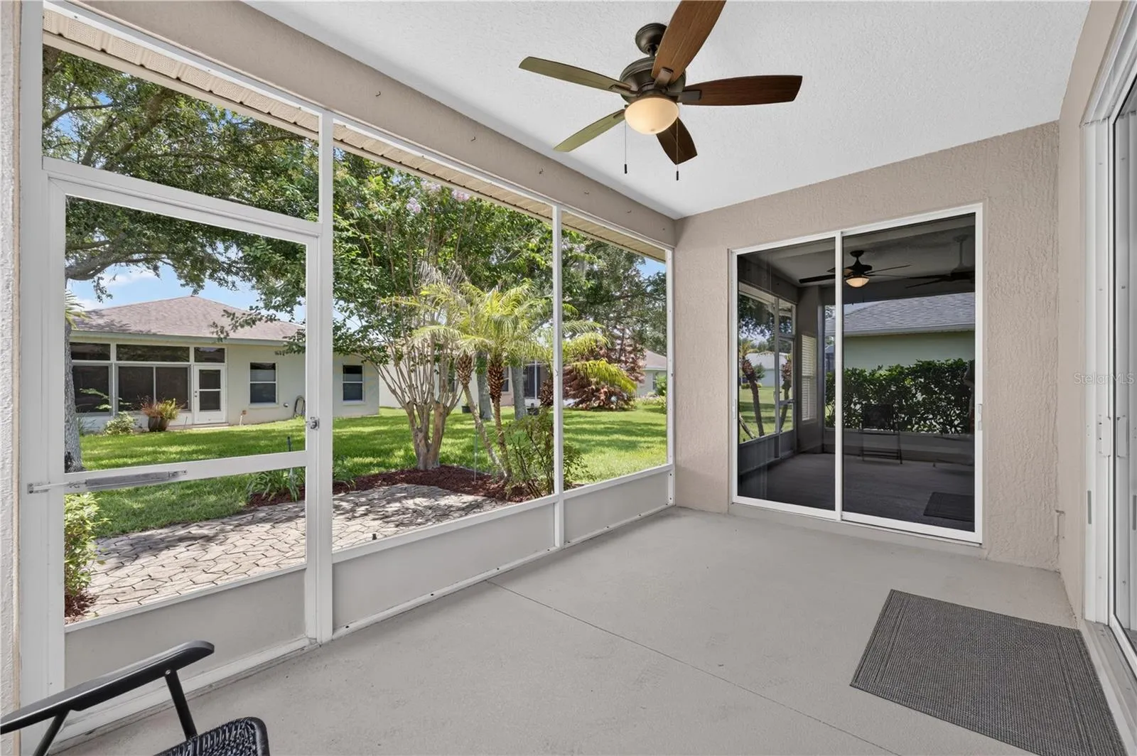 Screened and Covered Back Lanai