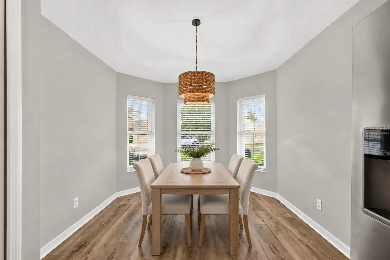Kitchen - Breakfast Nook Virtually Staged