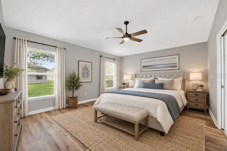 Primary Bedroom - Virtually Staged