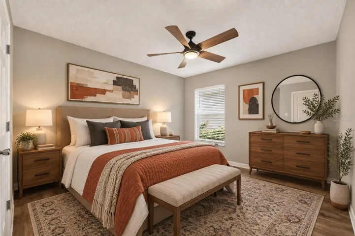 Guest Bedroom 2 - Virtually Staged