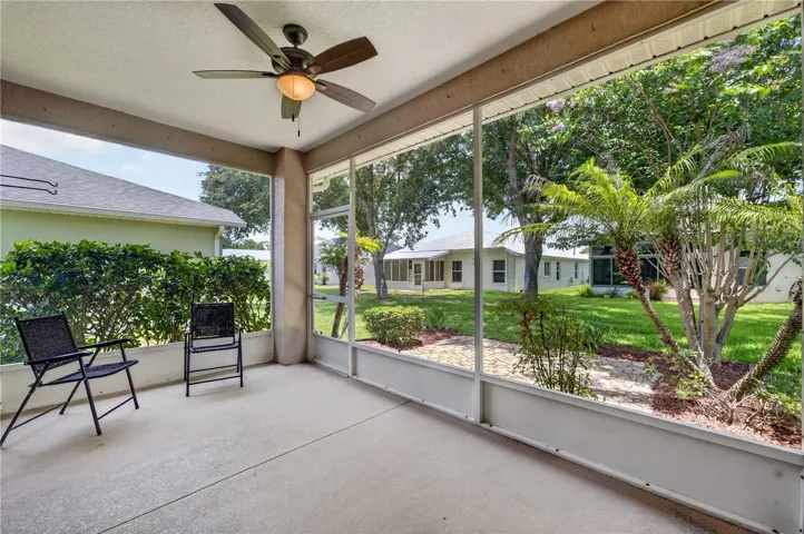 Screened and Covered Back Lanai