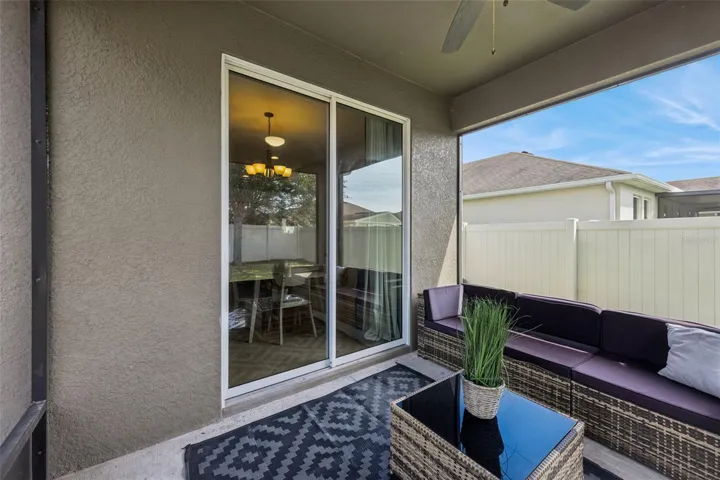 Screened-in patio