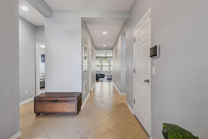 Expansive hallway