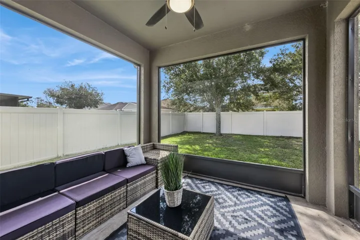 Screened-in patio