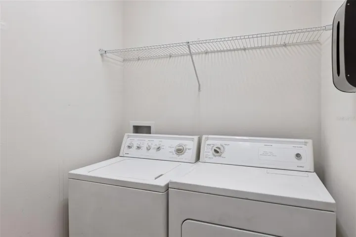 Inside laundry room