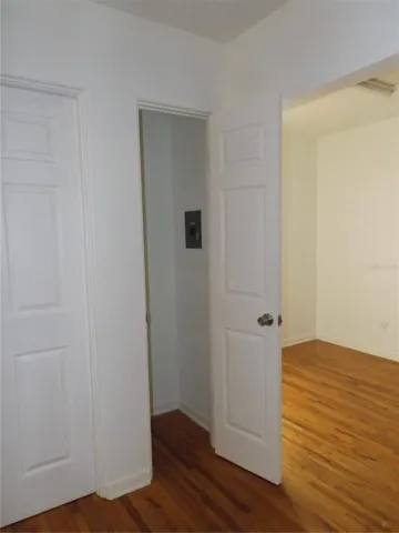 Breaker and utility closet 2nd floor