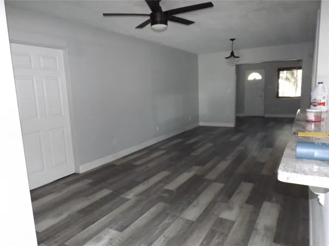 Dining area (door to the left leads to Main bathroom, closet and bedroom)