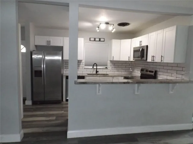 View of Kitchen entrance to the right