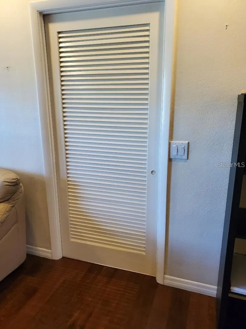 Close off back bedrooms