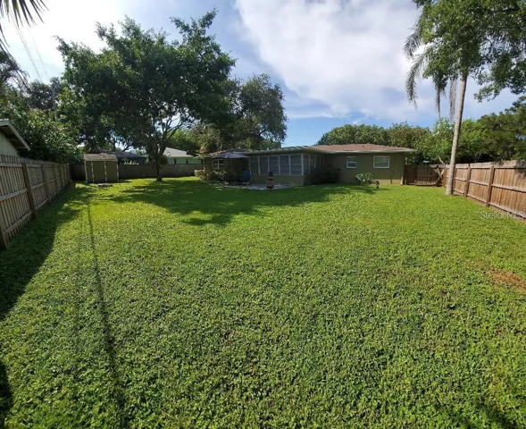 Enormous back yard.