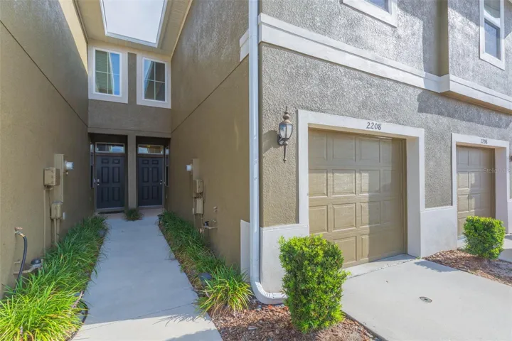 Sidewalk to front door