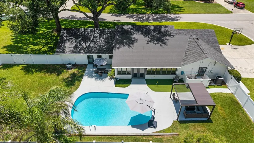 Pool has recently been refinished including new tile!