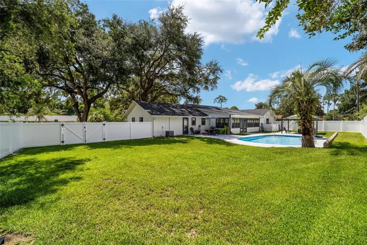 Fully-Fenced Backyard.