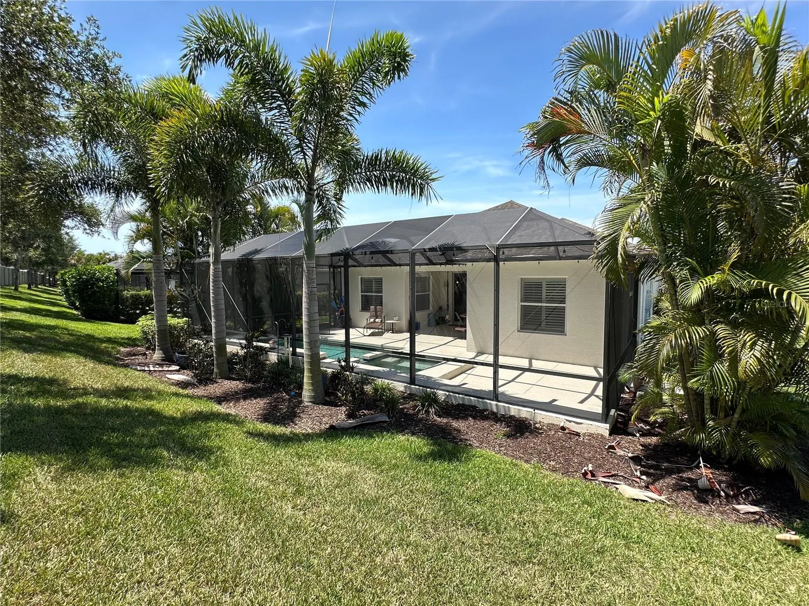 Rear of home