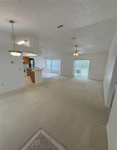 Walking into the Living Room, you see the open floor plan.