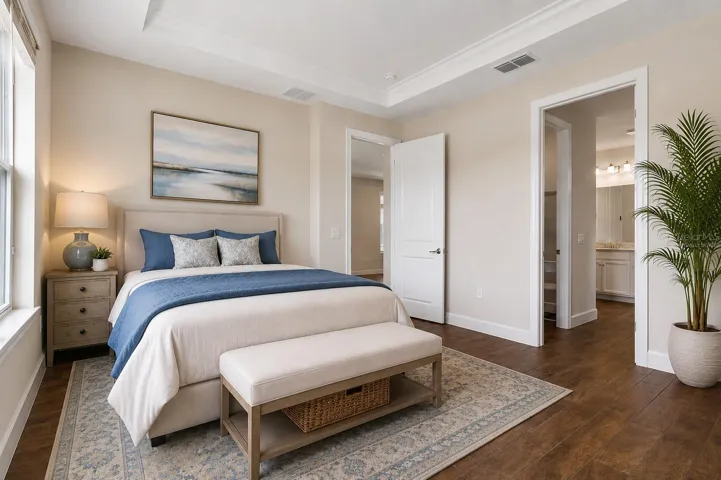Virtually staged photo(s). Furnishings not included.