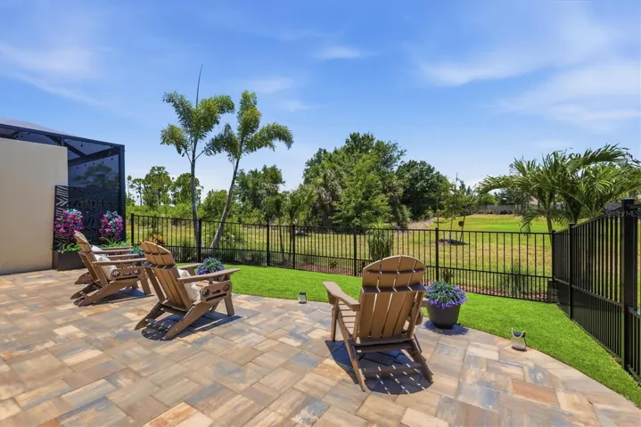 View from rear patio