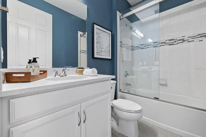 First floor full bathroom