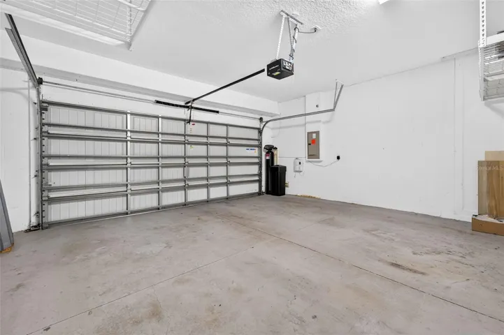 2 Car Garage, storage racks