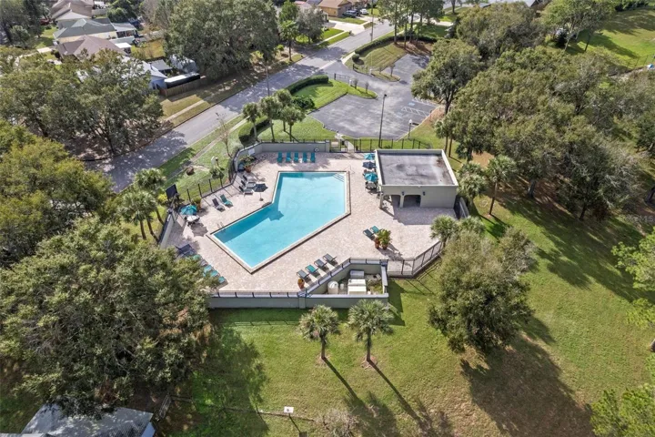 Community pool area