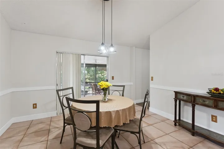 Kitchen and dining area