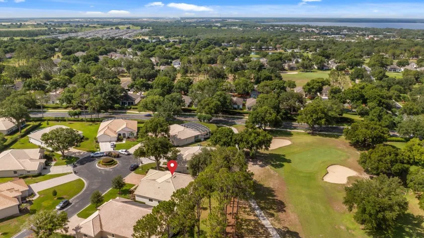 Ariel of Golf Course and Home