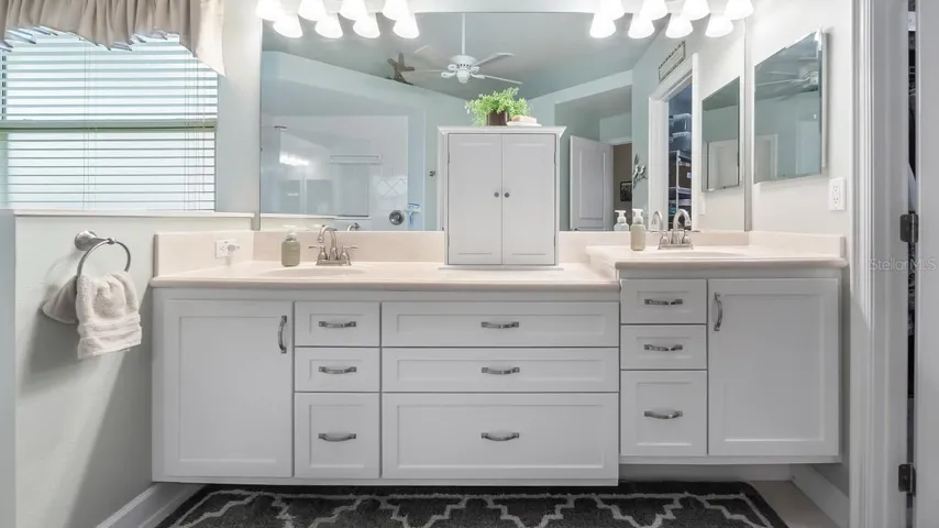 Primary Bathroom With Double Sinks