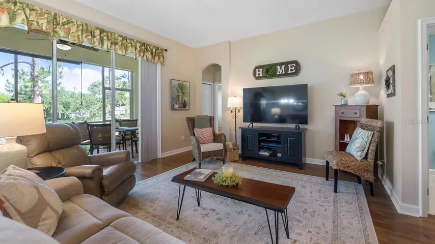 Family Room Overlooking the Golf Course