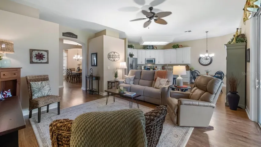 Family Room and Kitchen