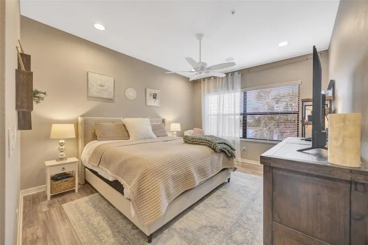Primary Bedroom with walk in closet and en-suite bathroom
