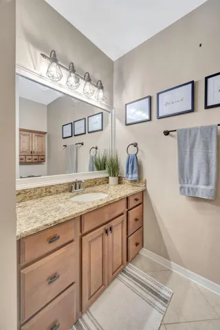 Primary bath with shower