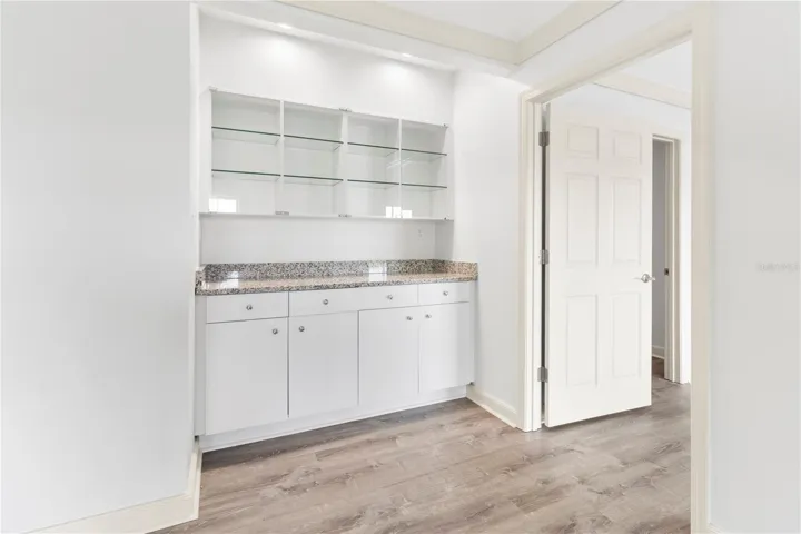 Dry Bar in Living Room