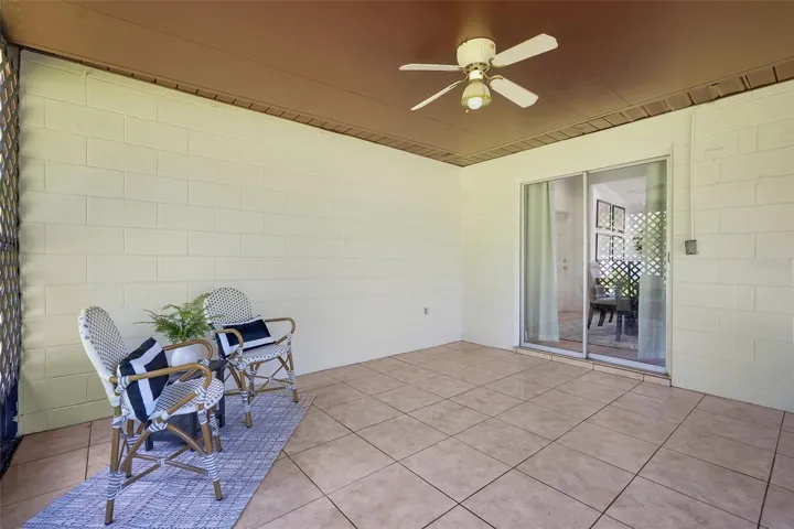 Tiled floor